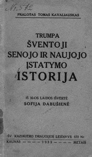 Trumpa Šventoji Senojo ir Naujojo Įstatymo istorija Kowalewski