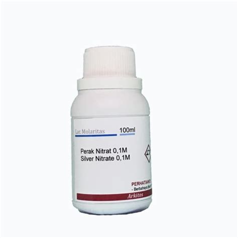 Jual Larutan Perak Nitrat 01m Agno3 01molar Silver Nitrat Arkitos