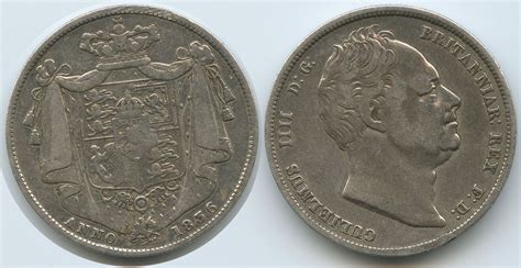 Großbritannien United Kingdom Half Crown ½ Crown Silber 1836 H0995