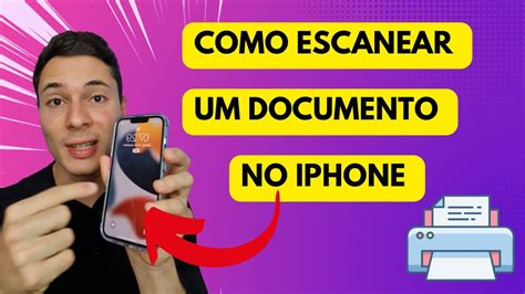 Como Escanear Um Documento No Iphone Youtube