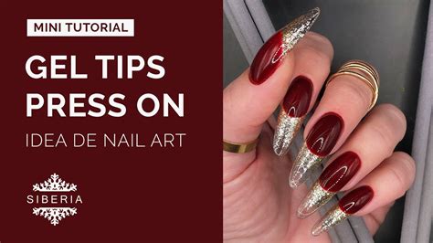 IDEA DE NAIL ART con Gel Tips Press On uñas SOFT GEL uñas de gel