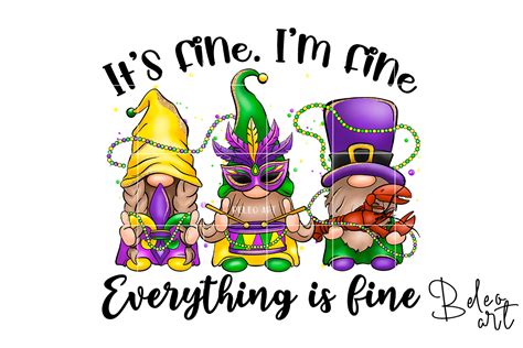 Its Fine Im Fine Eveything Is Fine Png Graphic By Beleo Art