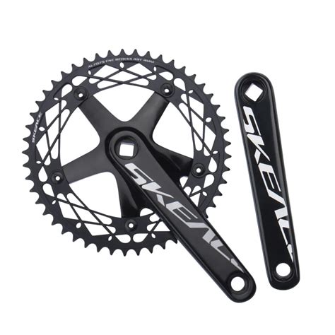 Bolany Crankset Single Speed Fixed Gear Track Bicycle Crank 165mm Chain