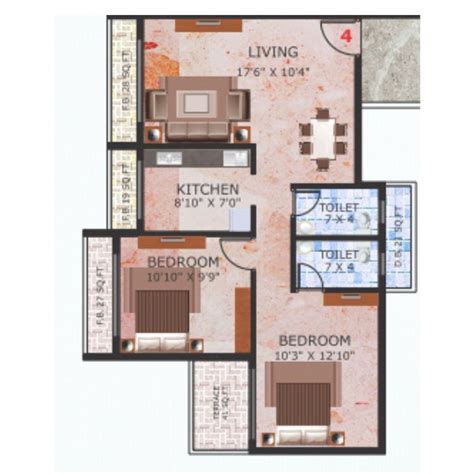 2 3 BHK Flats In Ulwe Navi Mumbai In Star Galaxy Sqmtrs