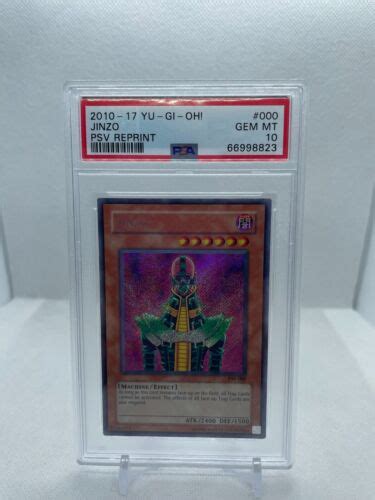 Yugioh Jinzo Psv Psa Pharaohs Servant Reprint Joey Ebay