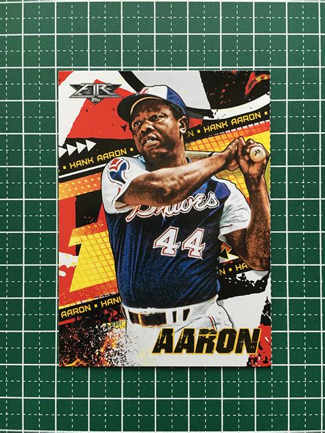 Yahooオークション Topps Mlb 2022 Fire 194 Hank Aaron Atlanta