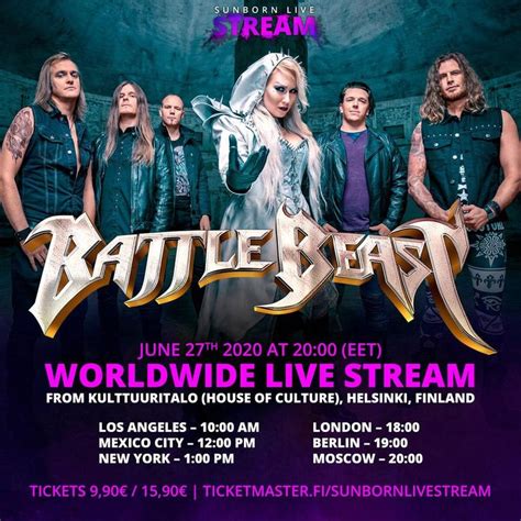 Battle Beast’s Live Stream Concert Jun 27, 2020 | Bandsintown