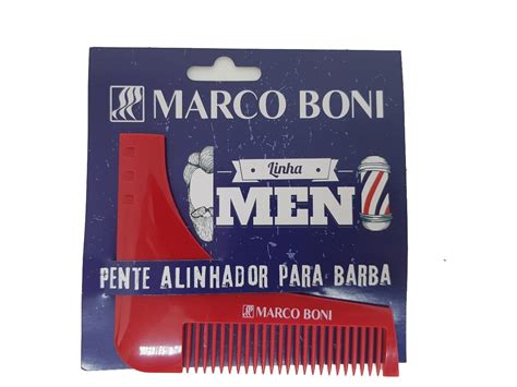 Kit Pentes Para Barba E Bigode Marco Boni Madeira Bolso R Em