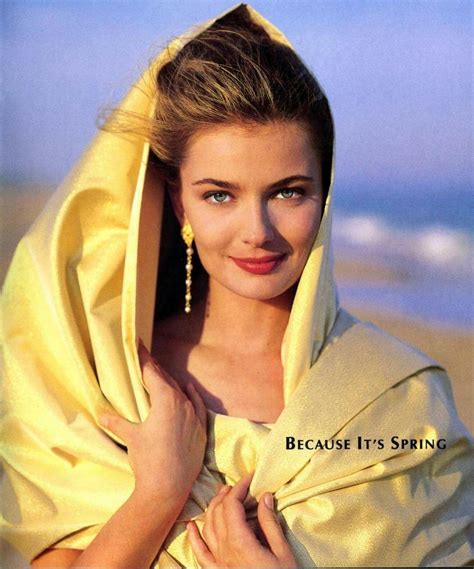 Paulina Poriskova Paulina Porizkova Beauty Advertising Original Supermodels