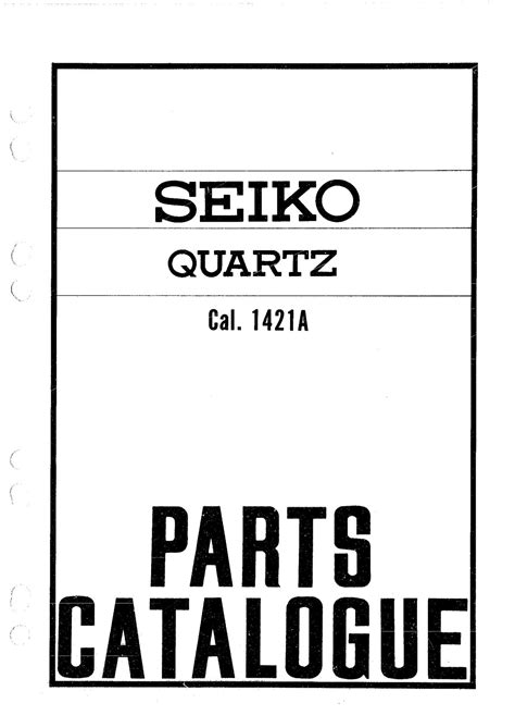 Seiko Caliber 1421 Watch Movement Guide