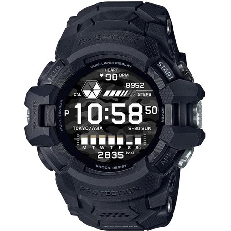 G Shock Smart Watches - Casio G-Shock G-Squad Pro GPS Smartwatch | Black - Watches from Francis ...