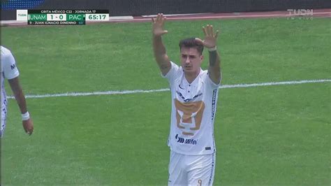 Gol De Pumas Comandante Dinenno Marca El Tudn Liga Mx Tudn