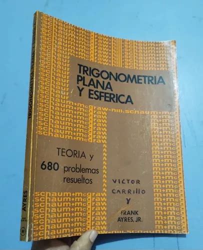 Libro Colecci N Schaum Trigonometr A Plana Y Esf Rica Mercadolibre