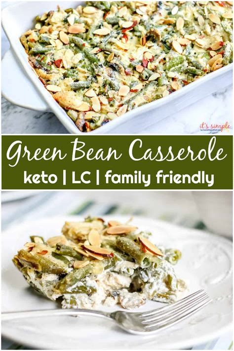 Keto Green Bean Casserole With Cream Cheese 2 NET CARBS