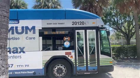 Miami Dade Transit 2020 Gillig Brt Plus Cng 20120 On Route 16 Leaving