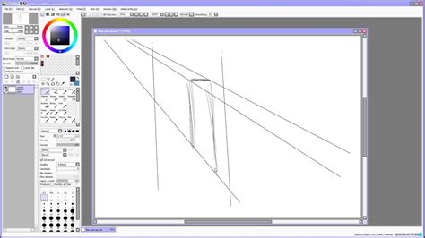 Paint Tool SAI Tutorial Straight Lines And Colorize Layer YouTube