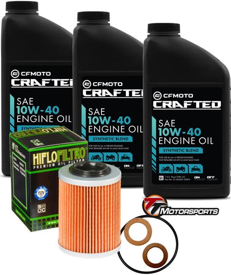 Cfmoto Oil Change Kit Cforce Zforce Uforce Synthetic Blend W