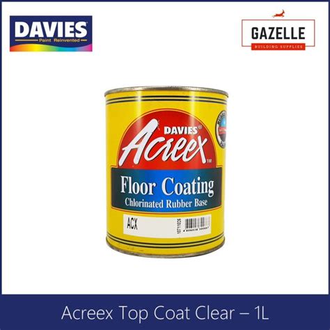 Davies Acreex Rubberized Floor Paint Topcoat Clear L Lazada Ph