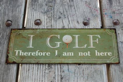 Vintage Reproduction Golf Sign Man Cave Garage Office