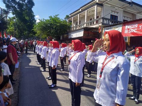 Lomba Gerak Jalan Di Kecamatan Montong Gading Meriah Suara Selaparang