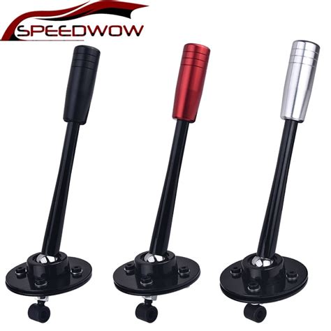 SPEEDWOW Drift Tuning Adjustable Short Shifter Lever With Knob Kit For