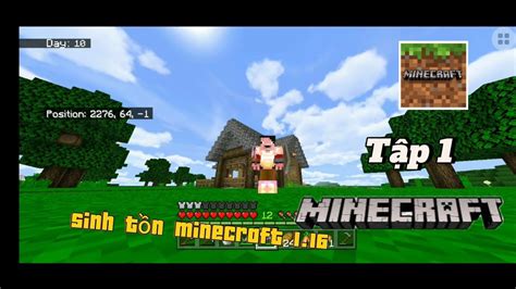 Tôi Đã Thử Thách Sinh Tồn 100 Ngày Minecraft pe 1 16 Trong Năm 2024 Tập