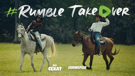 Kai Cenat And IShowSpeed Announce Exclusive Streams With Rumble Rumble