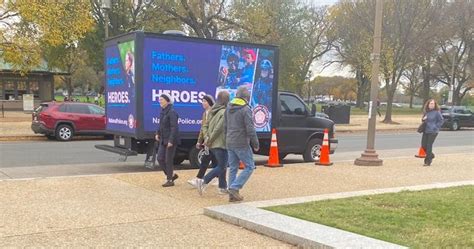 The National Police Association Mobile Billboard Shares The Support The