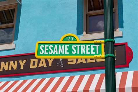 123 Sesame Street Sign