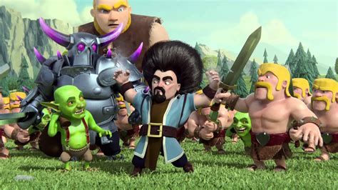 Epic Clash Of Clans Battle Hd Wallpaper