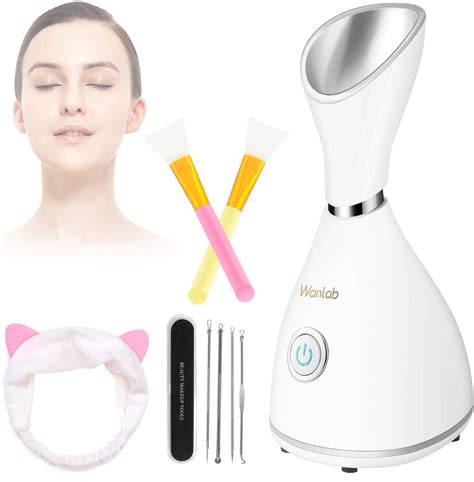 Portable Facial Steamer Nano Face Steamer Warm Mist Home Skin Spa Steamers For Sinuses Acne