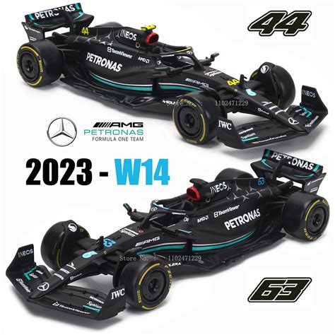 Bburago 143 Mercedes Amg Petronas F1 Team W14 2023 44 Hamilton 63