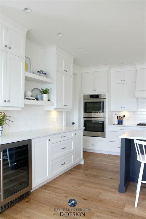 A Brand New White Kitchen With Sw Pure White And Cyberspace White