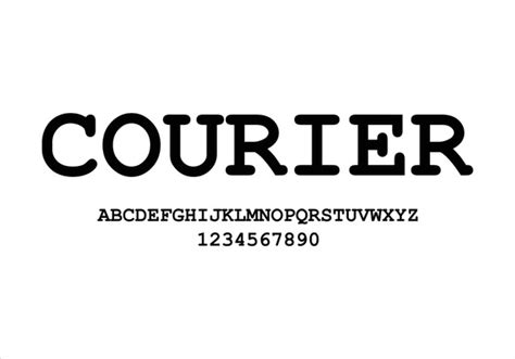 2177 Courier Font Stock Vectors And Vector Art Shutterstock