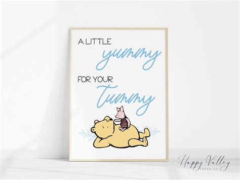 Winnie The Pooh Baby Shower Food Sign Baby Shower Sign Editable And