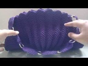 Crochet Merajut Tas Kerang How To Crochet Shell Bag Part