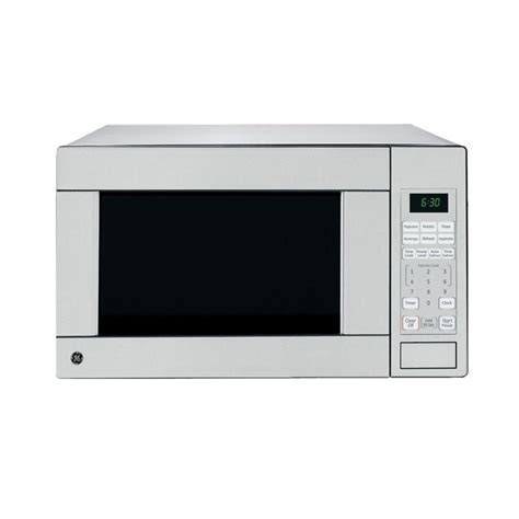 Ge 11 Cu Ft Countertop Microwave Oven In Stainless Steel The Home Depot Canada