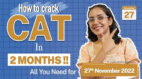 How To Crack CAT In 2 Months CAT Preparation Strategy 2023 YouTube