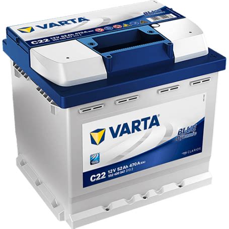 Batteria Varta C22 Blue Dynamic 552400047 12 V 52 AH 470 C22