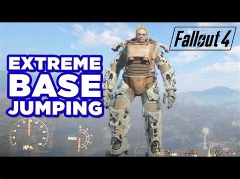 Extreme BASE Jumping In The Wasteland Fallout 4 Gameplay YouTube