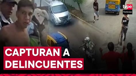 Surco Polic As Y Serenos Capturan A Sujetos Que Usaban Mototaxi Para