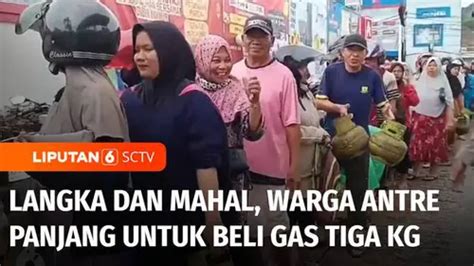 Video Warga Antre Panjang Untuk Beli Gas Kg Pertamina Janji Atasi