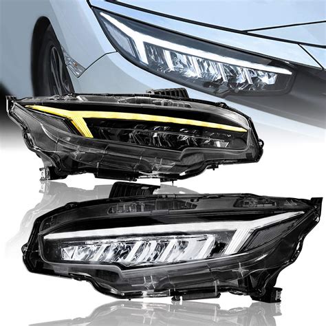 Buy Archaic Headlights For Th Gen Honda Civic Full Led