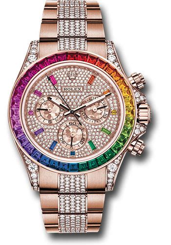 Rolex Daytona Rainbow Watches From Swissluxury