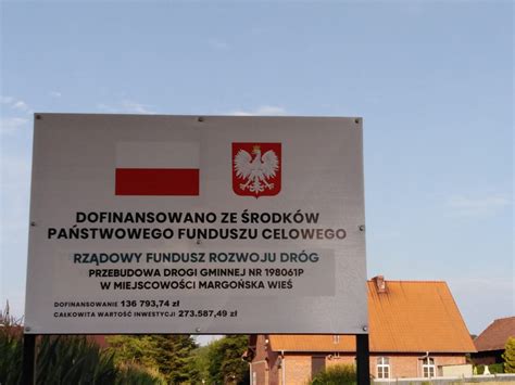 Przebudowa drogi gminnej w Margońskiej Wsi Gmina Margonin Portal gov pl