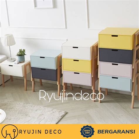 Jual Cubic Box Side Table Nakas Mejasudut Storage Laci Penyimpanan