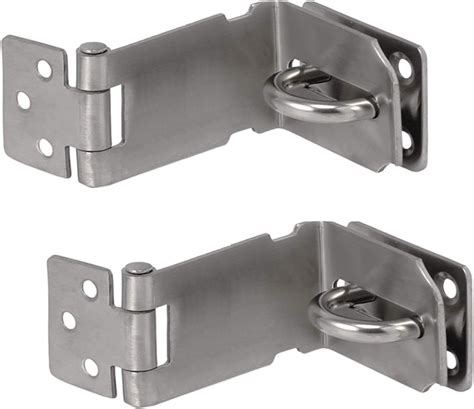 2 Pièces Loquet de Porte en Acier Inoxydable Boucle Cadenas épaissie