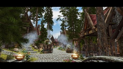 City Trees Whiterun Wip At Skyrim Special Edition Nexus Mods And