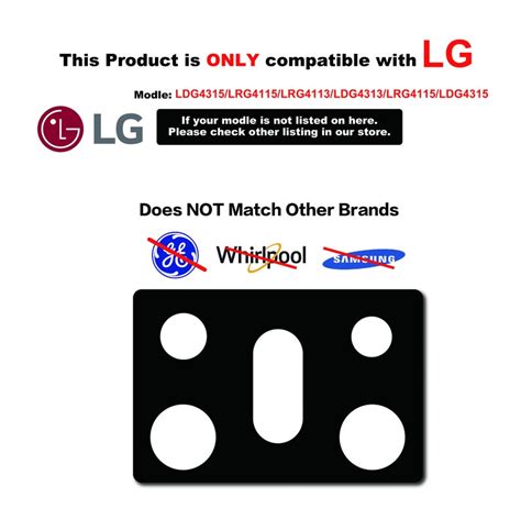 Lg Stove Protectors 30inchgas Cooktop Protectorswhole Piece Designwashable Lgldg4315