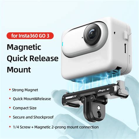 Amagisn Magnetic Quick Release Mount For Insta Go Go S Shopee